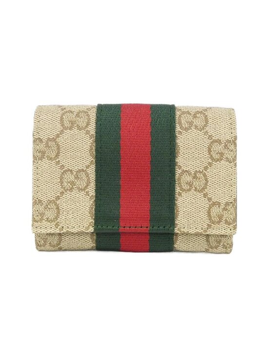 Gucci Handbags - Gucci Card Case Card Holders Beige